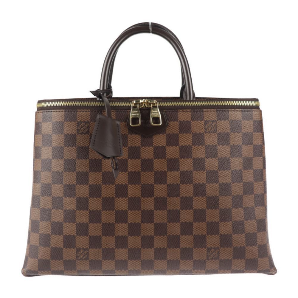 Louis Vuitton Brompton Handbag Damier Canvas Ebene Tote Bag